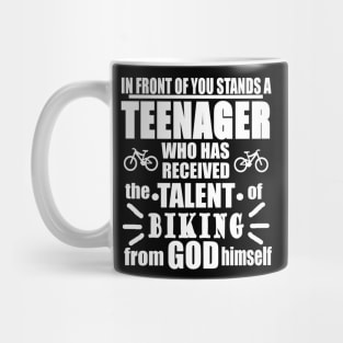 Teenager Biking Cycling Downhill Boys Gift Mug